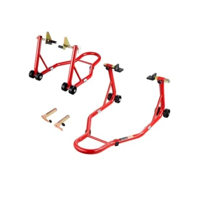 Image de VEVOR Béquille Roue Avant et Arrière Lève moto Capacité 385,6 kg Bras Oscillant