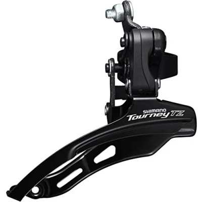 Afbeelding van Shimano Voorderailleur 6/7 speed Tourney TZ FD TZ510 down swing hoge klem ø28,6 mm 48T