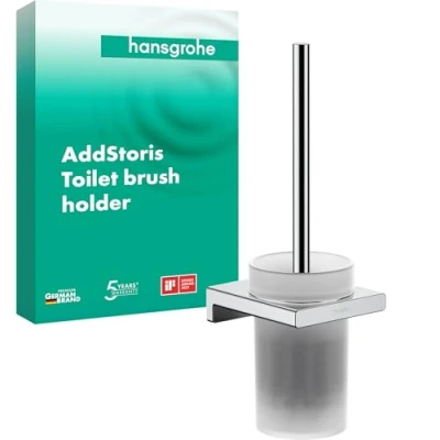 Image de hansgrohe AddStoris Porte brosse WC, Chromé, 41752000
