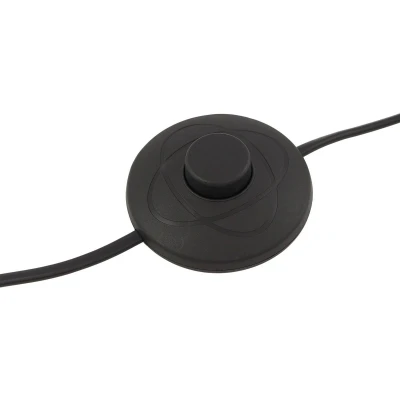 Afbeelding van Vloerlamp Kaida, zwart, metaal