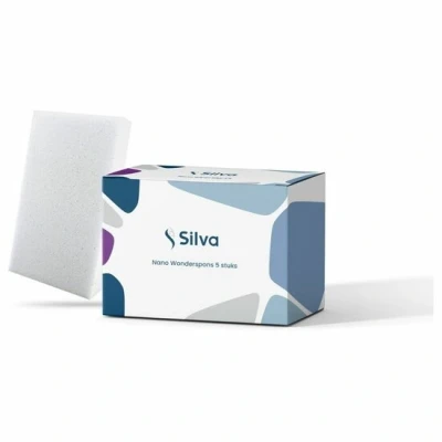 Afbeelding van Silva 5x Wonderspons Hardnekkige Vuilgum Magische Reinigingsspons