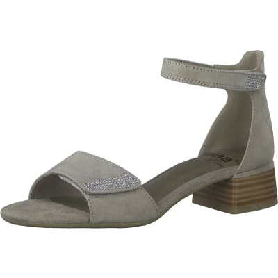 Afbeelding van Jana Sandalen, Dames, Maat: 37, Stone Textiel