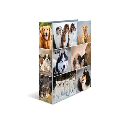 Image de HERMA Classeur à levier motifs &#039;Animals&#039;, A4, chiens