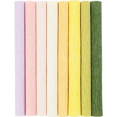 Afbeelding van Creativ company crêpepapier licht pastel 8 vellen
