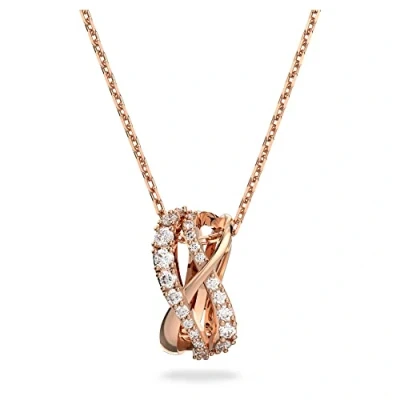 Afbeelding van Swarovski dames Ketting met kristal in de kleur Roségoud