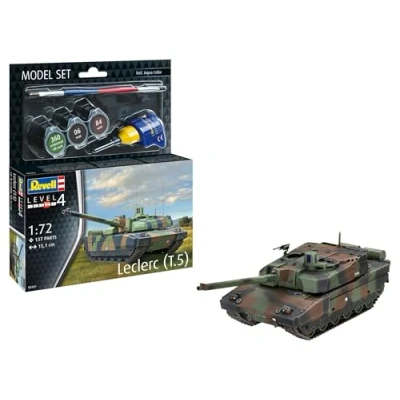 Afbeelding van 1:72 Revell 63341 Leclerc T5 Tank Model Set Plastic Modelbouwpakket