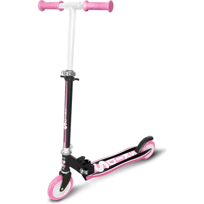 Afbeelding van vouwstep voetrem junior roze/zwart