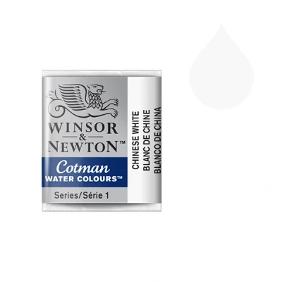 Image de Winsor &amp; Newton Cotman aquarelle (demi godet) 150 blanc de Chine