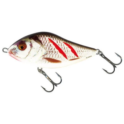 Afbeelding van Salmo Sinking Slider 10cm 46g (diepte 1m) Soort : Wounded Real Grey Shiner