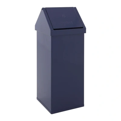 Afbeelding van Afvalbak 110ltr Carro Swing tuimeldeksel Blauw