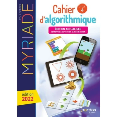 Image de Myriade Cahier d&#039;algorithmique Cycle 4 2022 Elève