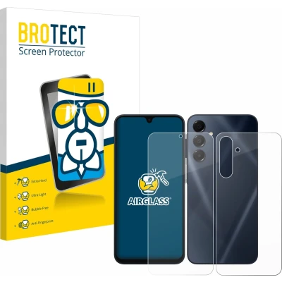 Afbeelding van BROTECT Screenprotector voor Samsung Galaxy A16 5G (Voor+Achter) Folie Beschermfolie Beschermglas transparant