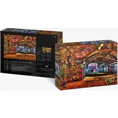 Afbeelding van Urban Art Banksy Tunnel Puzzel 1000 stk 70x50 cm met 3D lenticulair effect