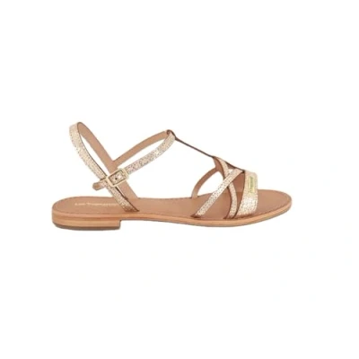 Afbeelding van Les Tropeziennes par M Belarbi Hironela Sandalen, Dames, Maat: 38, Gold Leer
