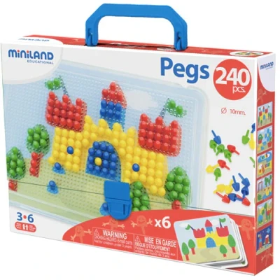 Afbeelding van Miniland mozaïekpuzzels 6st