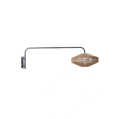 Afbeelding van Light &amp; Living Wandlamp LYRA Ø43x115cm Bruin