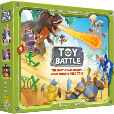 Afbeelding van Toy Battle Tactisch Engelstalig Bordspel voor 2 Spelers Snelle Gevechten met Speelgoedsoldaten Vanaf 8 Jaar 15 Minuten Speelduur