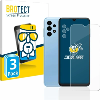 Afbeelding van BROTECT Screenprotector voor Samsung Galaxy A13 (Voor+Camera) Folie Beschermfolie Beschermglas transparant (3 Stuks)