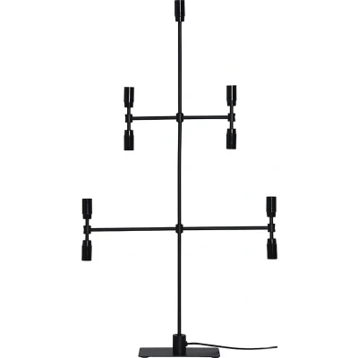 Afbeelding van Kandelaar Twice, zwart, 9 lamps, 91 cm