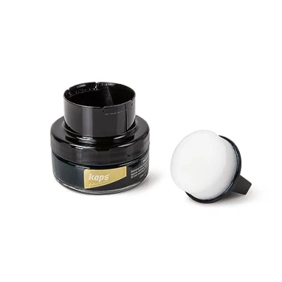 Afbeelding van Kaps Delicate Schoencrème met sponsapplicator delicaat, diep en verzorgend leerverzorgingsproduct 70 kleuren beschikbaar, 50 ml 1,70 fl.oz.