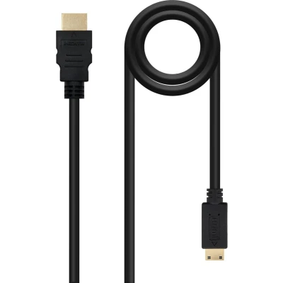 Afbeelding van HDMI to Mini Cable NANOCABLE 10.15.0902 1,8 m Black