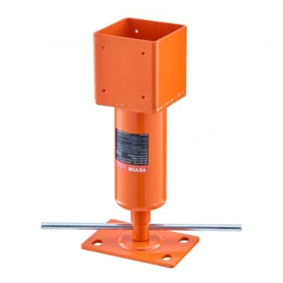 Image de VEVOR Cric à Vis pour Poteau 101,6x101,6 mm Support de Levage Poutre Réglable