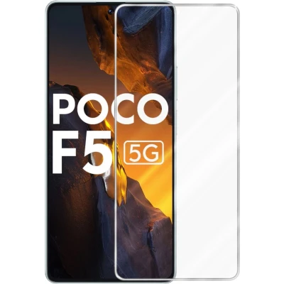 Afbeelding van Cadorabo Screenprotector geschikt voor Xiaomi Poco F5 Pantser film Beschermende in KRISTALHELDER Geharde (Tempered) display beschermglas 9H hardheid met 3D Touch