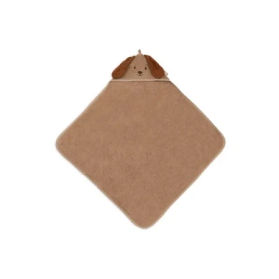 Afbeelding van Jollein Badcape Badstof Diego Dog/Charlie Cat 75x75 cm Dog