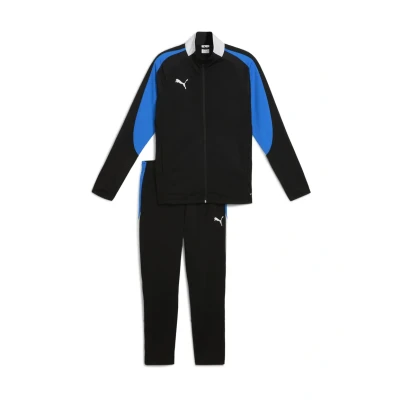 Afbeelding van Puma Individualliga SET Trainingspak black whiteultra blue, Heren, Maat: Medium, Black/ white/ultra blue