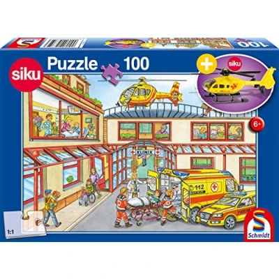 Afbeelding van Schmidt puzzel Reddings Helikopter 100 stukjes 6+