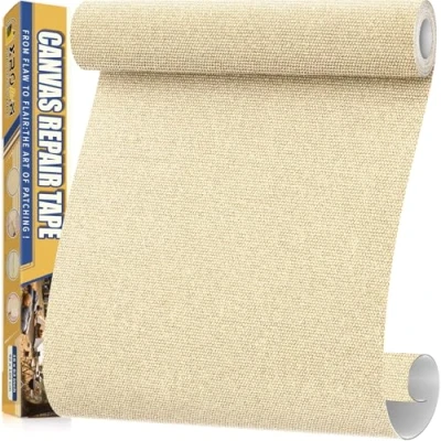 Afbeelding van Zelfklevende waterdichte stoffen patch, 40 x 160 cm, voor outdoormeubels, boothoezen, banken, tenten, stoelen, woonkamer, zonwering, beige