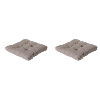 Afbeelding van Madison Florance zit Ca. 73x73 Basic taupe 2 stuks