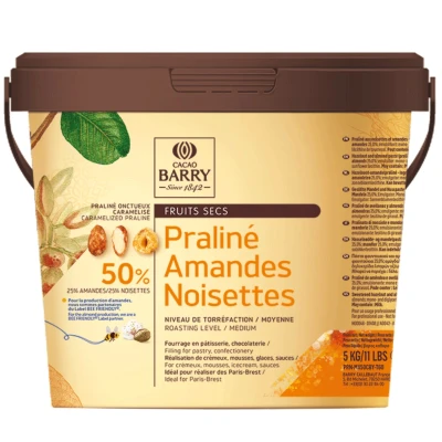 Afbeelding van Callebaut Praliné Amandel/Hazelnoot 1kg