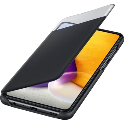 Afbeelding van Samsung Galaxy A72 Smart S View Book Case Zwart