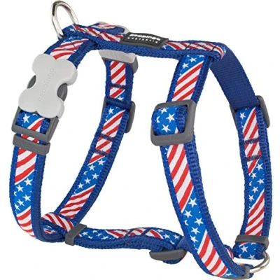 Afbeelding van Hondentuigje Red Dingo US Flag 25 39 cm Rood Blauw