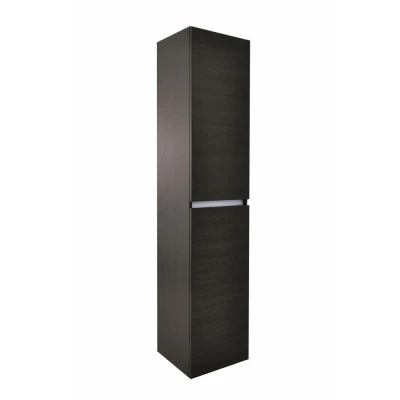 Afbeelding van Wiesbaden Vision kolomkast 2 deuren 160x35x35 houtnerf grijs