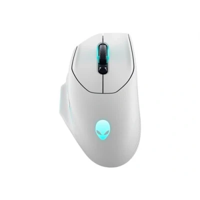 Image de Alienware AW620M Souris Pour droitiers optique 7 boutons filaire, sans fil USB, 2.4 GHz lunar light la vente au détail boîte