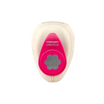 Afbeelding van Vaessen Creative Papierperforator, maat S, bloem, voor doe het zelfprojecten, scrapbooking, kaarten maken en meer