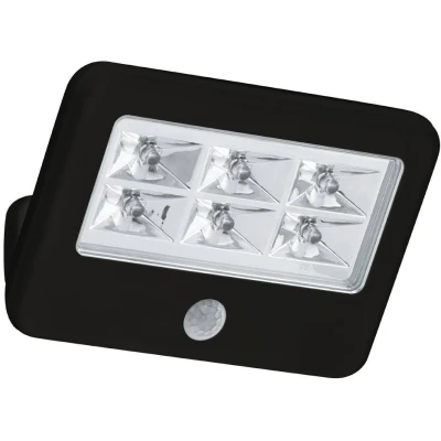 Afbeelding van Eglo Straler Gavelo Met Sensor Buitenverlichting Zwart