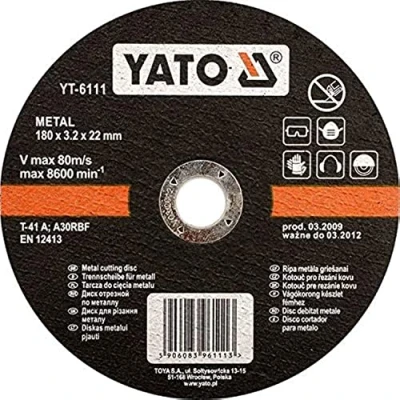 Afbeelding van YATO YT 6112 Snijschijf, haakse slijper 230 3.2