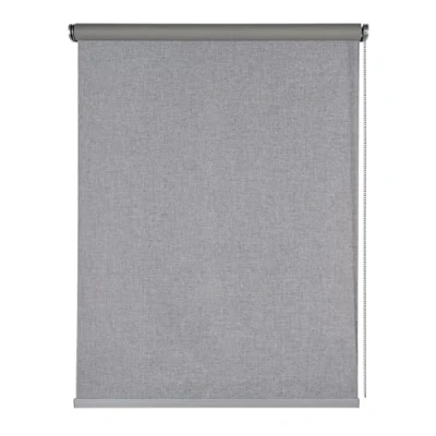 Afbeelding van STORESDECO Premium verduisterende rolgordijnen met aluminium galerij en ketting verduisterend rolgordijn grijs 180 x 250 cm