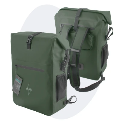 Afbeelding van Voltano Luxe Fietstas / Rugtas 28L Olijf Groen