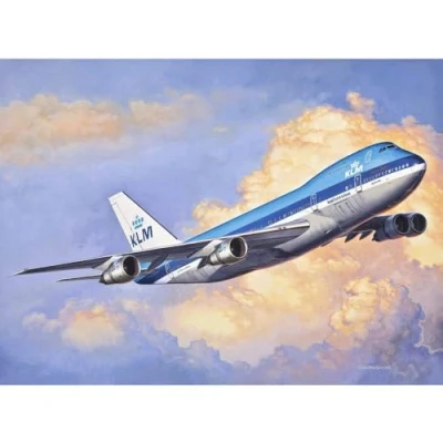 Afbeelding van 1:450 Revell 03999 Boeing 747 200 Jumbo Jet Plastic Modelbouwpakket