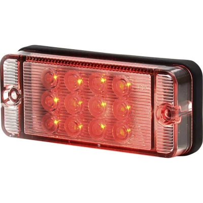 Afbeelding van SecoRüt Mistlamp Open kabeleinden Mistachterlicht Achter 12 V, 24 V Rood Helder glas