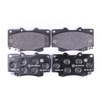 Afbeelding van HELLA 8DB 355 013 481 Remblokkenset Met akoestische slijtagewaarschuwing TOYOTA: HILUX 3 Pick up, Pritsche/Fahrgestell (KUN1, TGN3, TGN2, TGN1