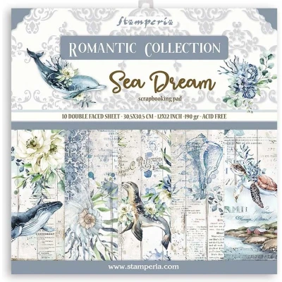 Afbeelding van Stamperia Romantic Sea Dream 12x12 Inch Paper Pack (SBBL87)