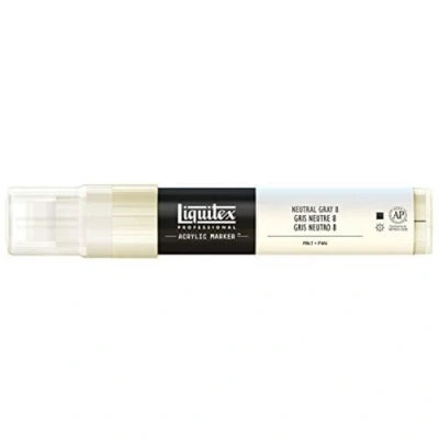 Afbeelding van Liquitex Marker, brede punt, neutraal grijs N 8