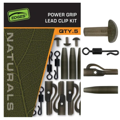 Afbeelding van Fox Edges Naturals Power Grip Lead Clip Kit (5 stuks)