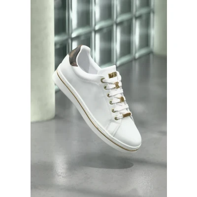 Afbeelding van Guess Stasey Sneakers laag, Dames, Maat: 36, White Pu