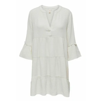 Afbeelding van ONLY Jurk, Dames, Maat: Medium, Cloud dancer
